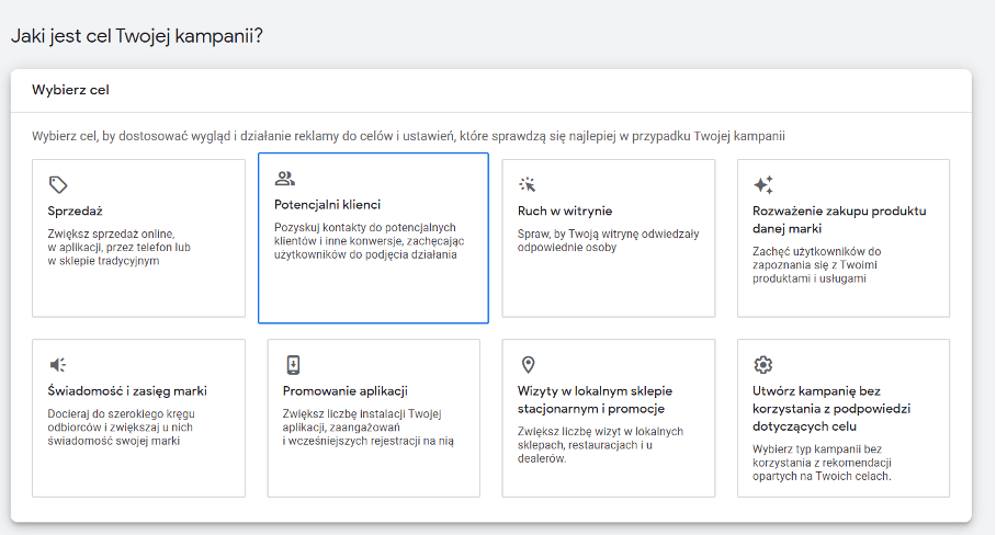 Kontaktformulare in Google Ads - Konfiguration der Kontaktformulare